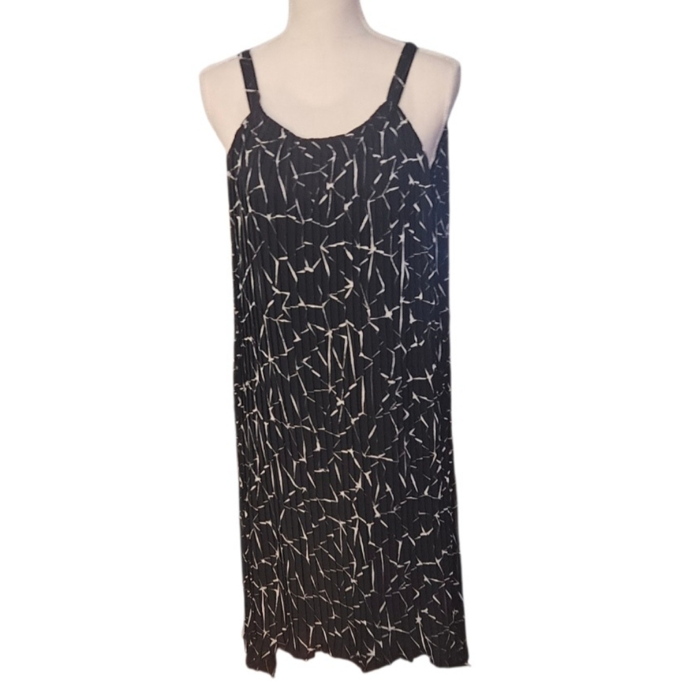 Apt 9 Black And White Black Halter Dress Size 12 New With Tags
